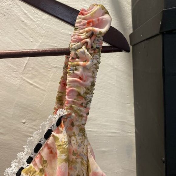 Emmaline Floral Lace Trim Maxi Dress - Picture 6 of 12